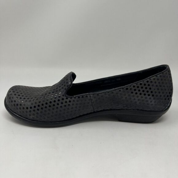 Dansko Olivia Slip On Shimmer Polka Dot Flats Loafers Black EU 37 Women’s Size 7 - Picture 7 of 11